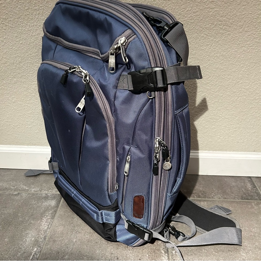eBags Mother Lode Weekender Travel Backpack EB2146-22 Blue - Picture 4 of 9